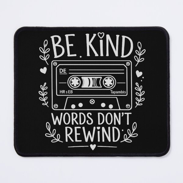 Item preview, Be Kind Cassette Botanical Minimal Wholesome Line Art Design designed and sold by LiftyGifts.
