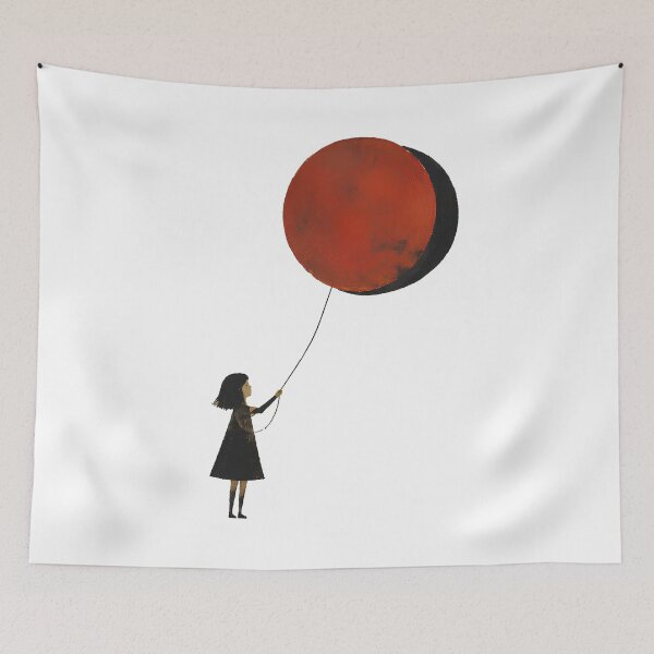 Item preview, Girl with red balloon designed and sold by YannisZART.