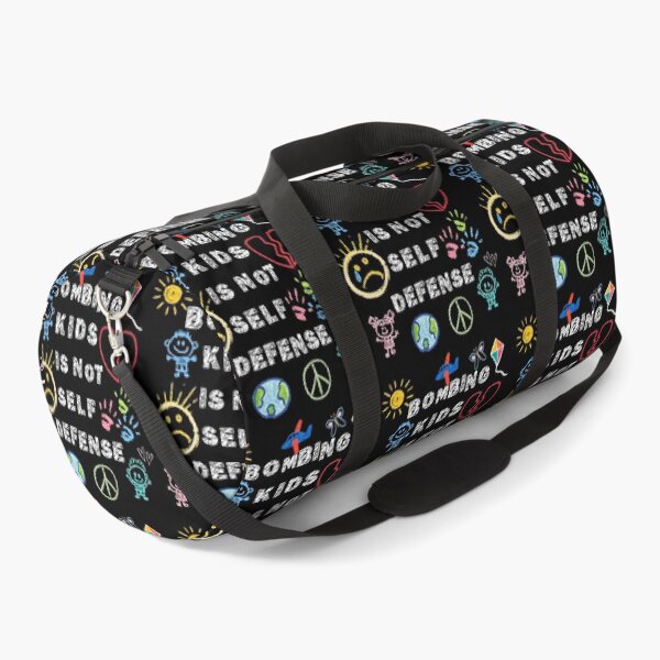 Item preview, Bombing Kids Is Not Self Defense - Child Art - Anti-War Human Rights Activist - Free Palestine Protest designed and sold by Forbidden Merch.