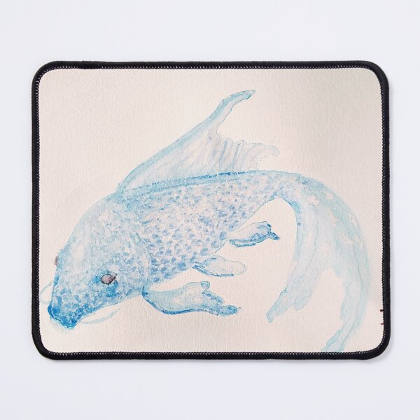 Item preview, Aries Gemstone Koi Fish Watercolor Painting designed and sold by Midnight Madness Arts.