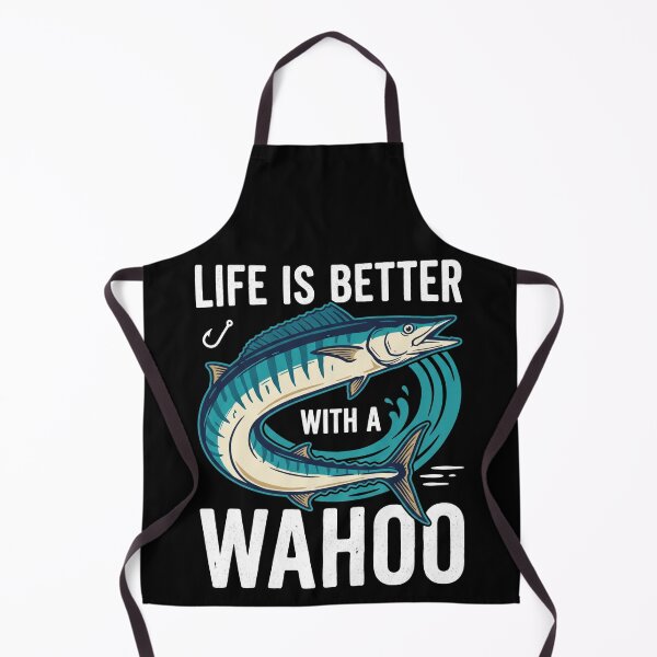 Item preview, Life Is Better With A Wahoo Fishing Humor designed and sold by FreshVibe Prints.