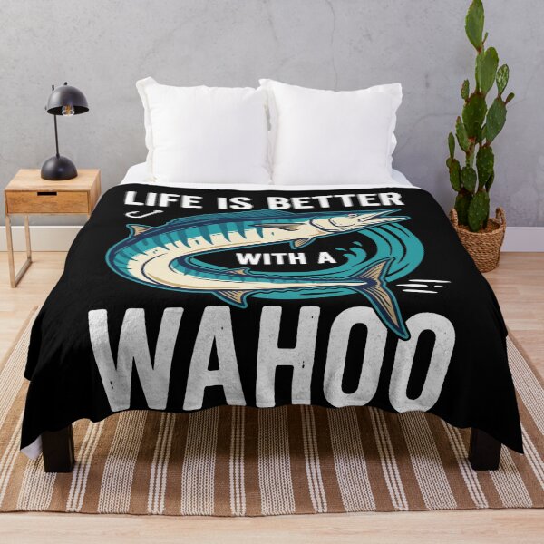 Item preview, Life Is Better With A Wahoo Fishing Humor designed and sold by FreshVibe Prints.