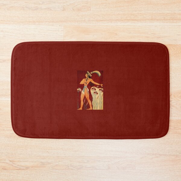 Item preview, Minoan Prince Fresco | Ancient Crete Wall Art | Bronze Age Greek Illustration designed and sold by PassatoeTela.