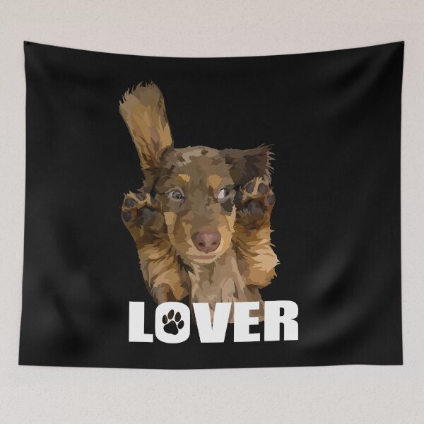 Item preview, Brown Puppy Lover Dachshund designed and sold by Just-Arts-4U.