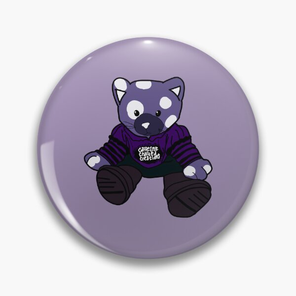 Item preview, Purple Caffeine Crafted Creations Kitty designed and sold by CaffeineCraftedCreations.