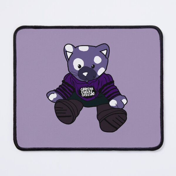 Item preview, Purple Caffeine Crafted Creations Kitty designed and sold by CaffeineCraftedCreations.