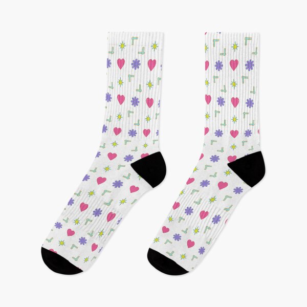 Item preview, Whimsical Heart, Flower and Star Pattern designed and sold by DymondDesigns.