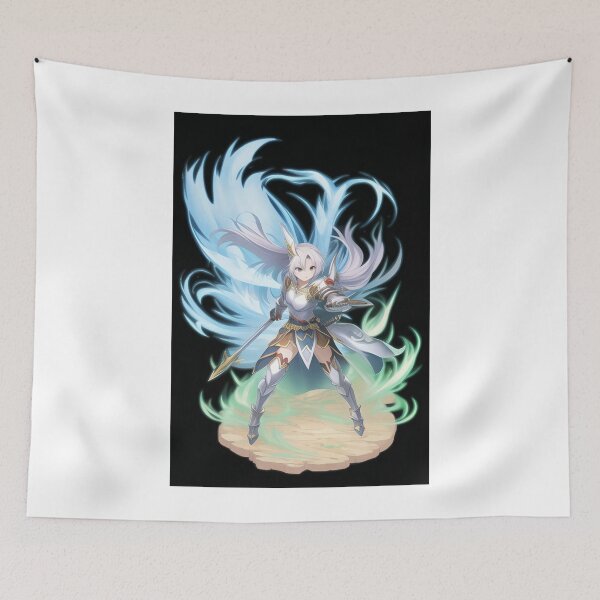 Item preview, Digital Art - RPG Female Character, Dynamic Heroic Illustration designed and sold by AnimeShin.