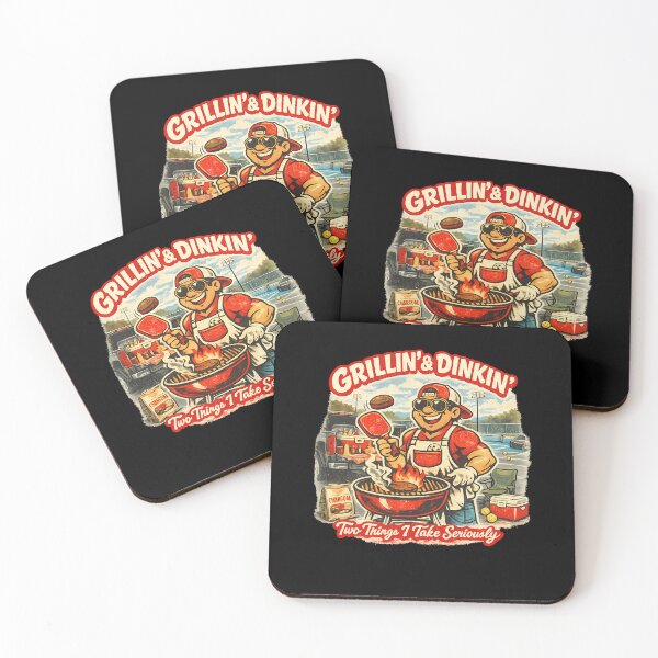 Item preview, Grillin' & Dinkin' designed and sold by IndieQuill .