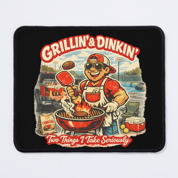 Item preview, Grillin' & Dinkin' designed and sold by IndieQuill .