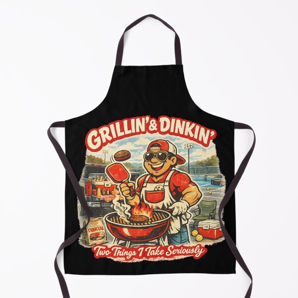 Item preview, Grillin' & Dinkin' designed and sold by IndieQuill .