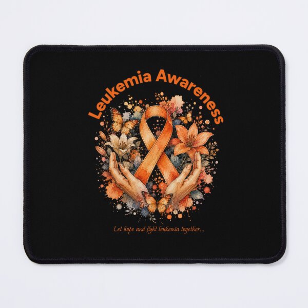 Item preview, Leukemia Awareness – Orange Ribbon Watercolor Art designed and sold by HolidayMoods.