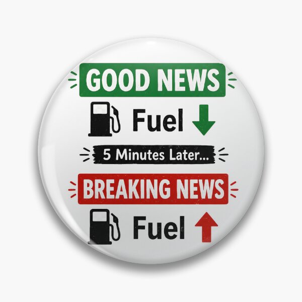 Item preview, Gas Price Meme | Breaking News Humor | Driver Gift designed and sold by darkan1.
