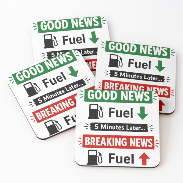 Item preview, Gas Price Meme | Breaking News Humor | Driver Gift designed and sold by darkan1.