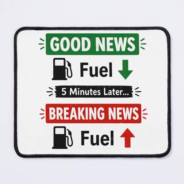 Item preview, Gas Price Meme | Breaking News Humor | Driver Gift designed and sold by darkan1.