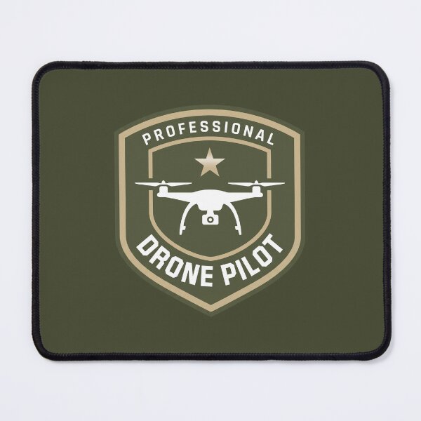 Item preview, Military Green Professional Drone Pilot Tactical Flight Crest Emblem designed and sold by KiwiRider.