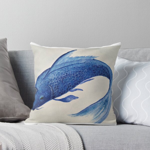 Item preview, Virgo Zodiac Koi Fish Watercolor Painting designed and sold by Midnight  Madness Arts.