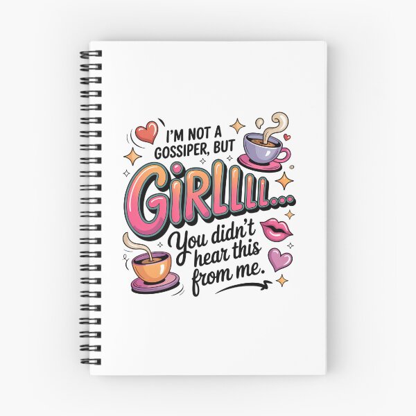 Item preview, I’m Not A Gossiper But Girllll You Didn’t Hear This From Me Funny Coffee Quote designed and sold by WHDProduction45.