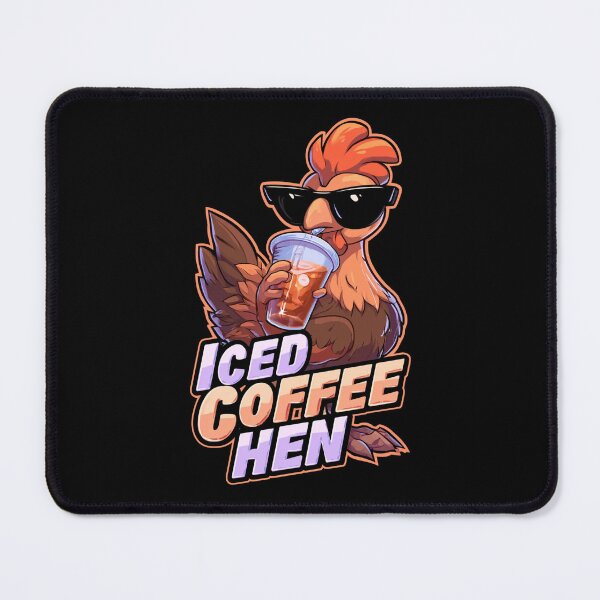 Item preview, Iced Coffee Hen Funny Coffee and Hen Lovers Design designed and sold by DarkRelicStudio.