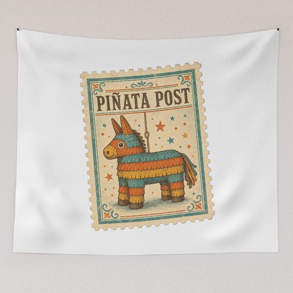 Item preview, Mexican Piñata – Colorful Fiesta Folk Art designed and sold by AMICO77.