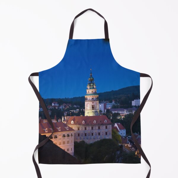 Item preview, Český Krumlov Castle tower at blue hour, Czech Republic designed and sold by RastislavS.