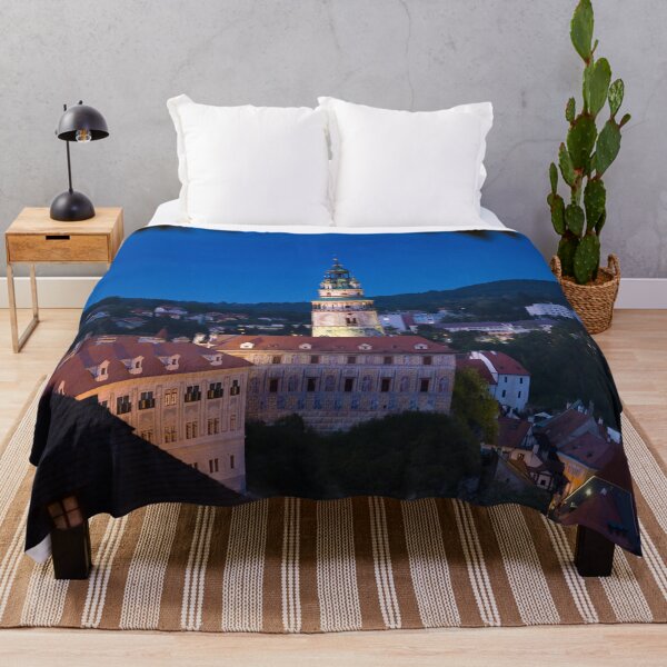 Item preview, Český Krumlov Castle tower at blue hour, Czech Republic designed and sold by RastislavS.