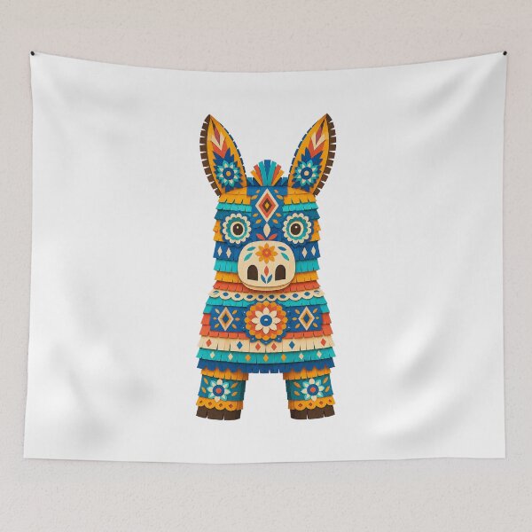 Item preview, Mexican Piñata – Colorful Fiesta Folk Art designed and sold by AMICO77.