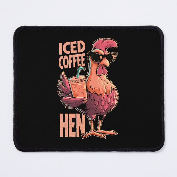 Item preview, Iced Coffee Hen Funny Coffee and Hen Lovers Design designed and sold by DarkRelicStudio.