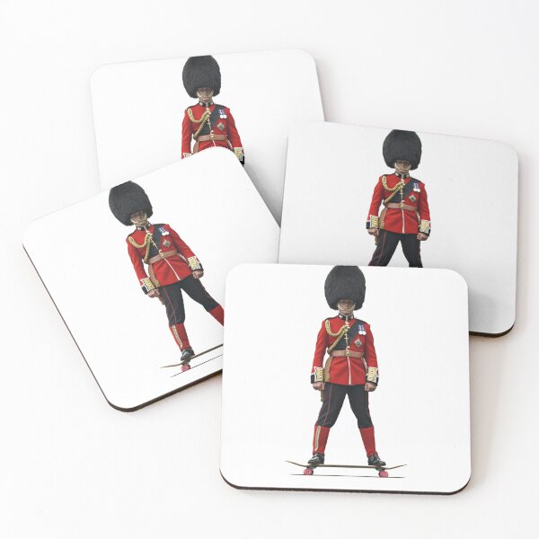 Item preview, British Royal Guard On Skateboard designed and sold by OrphanSktboards.