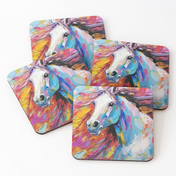 Item preview, Magical Horse Impasto-Style Colorful Digital Art Painting  designed and sold by DEC02.