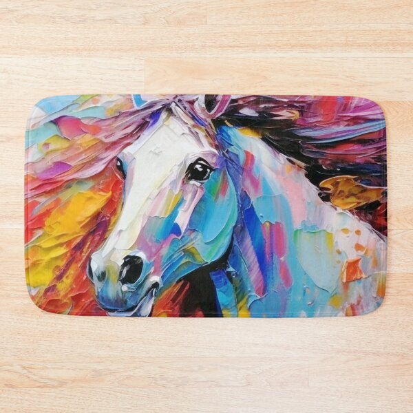 Item preview, Magical Horse Impasto-Style Colorful Digital Art Painting  designed and sold by DEC02.
