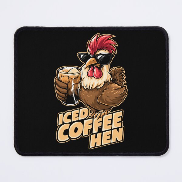 Item preview, Iced Coffee Hen Funny Coffee and Hen Lovers Design designed and sold by DarkRelicStudio.