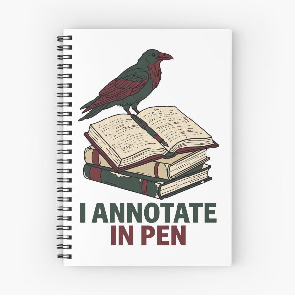 Item preview, I Annotate In Pen Dark Academia Book Lover Gift designed and sold by Fakhim95.