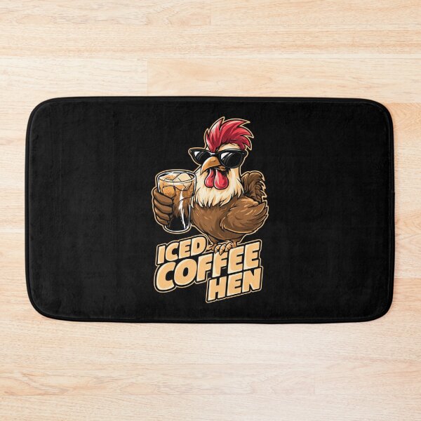 Item preview, Iced Coffee Hen Funny Coffee and Hen Lovers Design designed and sold by DarkRelicStudio.