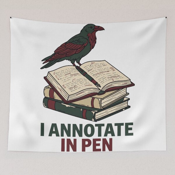 Item preview, I Annotate In Pen Dark Academia Book Lover Gift designed and sold by Fakhim95.