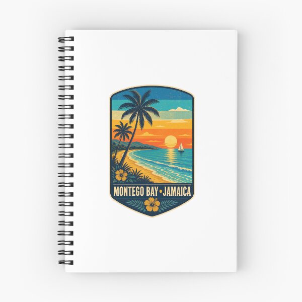 Item preview, Montego Bay Jamaica – Retro Caribbean Travel Art designed and sold by AMICO77.