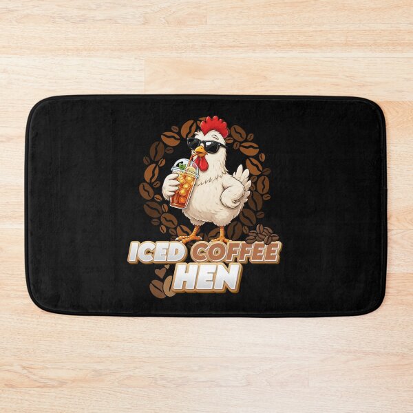 Item preview, Iced Coffee Hen Funny Coffee and Hen Lovers Design designed and sold by DarkRelicStudio.