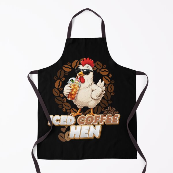 Item preview, Iced Coffee Hen Funny Coffee and Hen Lovers Design designed and sold by DarkRelicStudio.