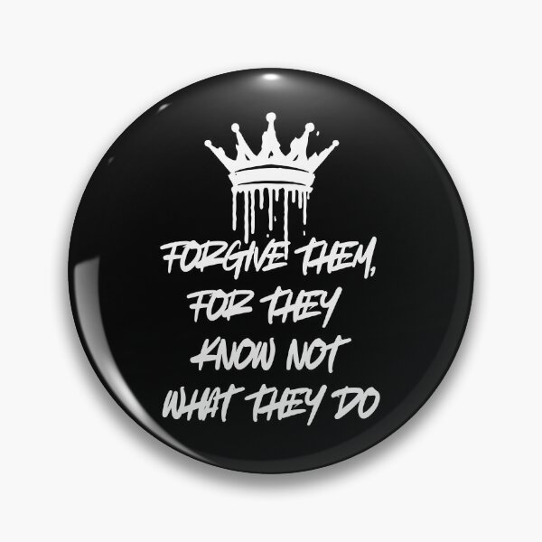 Item preview, Forgive Them For They Know Not What They Do Dripping Crown White designed and sold by HYPNK.
