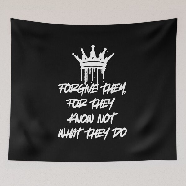 Item preview, Forgive Them For They Know Not What They Do Dripping Crown White designed and sold by HYPNK.