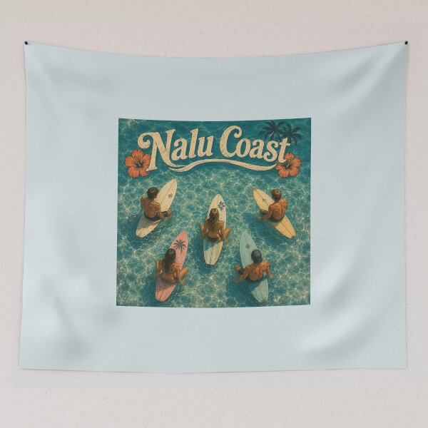 Item preview, Nalu Coast Surfers | Aerial Surfing Beach Design | Tropical Ocean  designed and sold by Nalu Coast.
