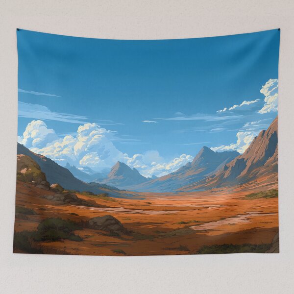 Item preview, Desert mountain landscape designed and sold by ScienceRex.