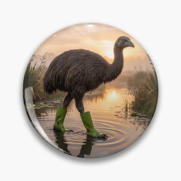 Item preview, Giant Moa Knows Dry Feet Are Happy Feet designed and sold by Tridentulus.