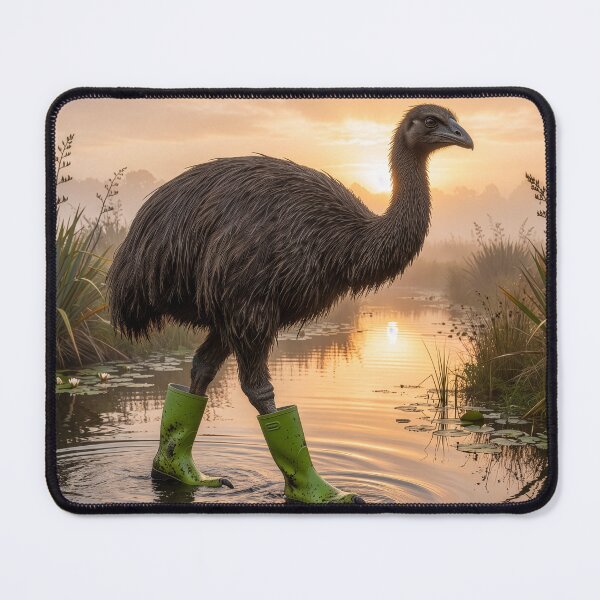 Item preview, Giant Moa Knows Dry Feet Are Happy Feet designed and sold by Tridentulus.