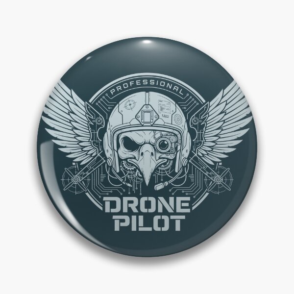 Item preview, Futuristic Cyberpunk Drone Pilot Technical Line Art UAV Graphic designed and sold by KiwiRider.