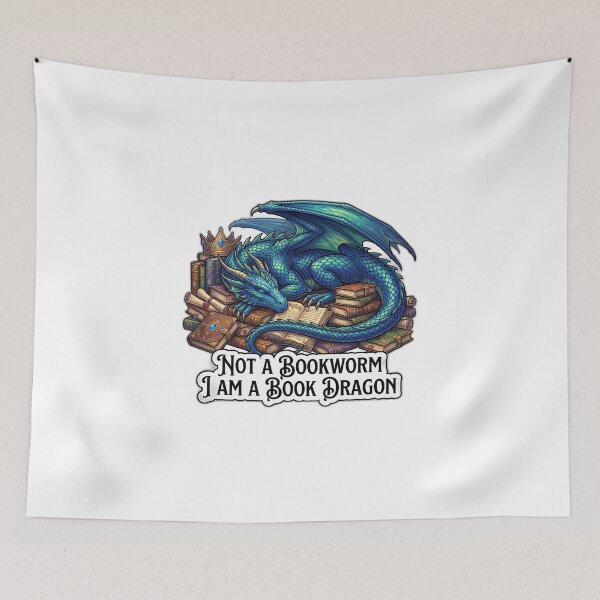 Item preview, Not A Bookworm I Am A Book Dragon Fantasy Reader designed and sold by ryanguas.