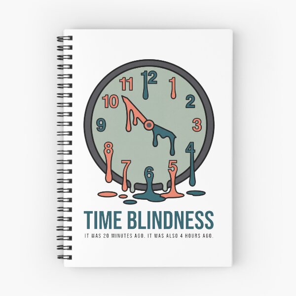 Item preview, Time Blindness Funny ADHD Melting Clock Gift designed and sold by Fakhim95.