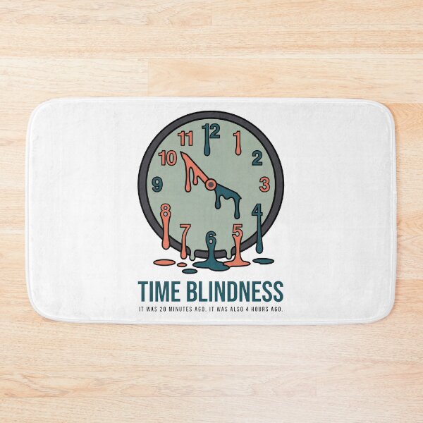 Item preview, Time Blindness Funny ADHD Melting Clock Gift designed and sold by Fakhim95.