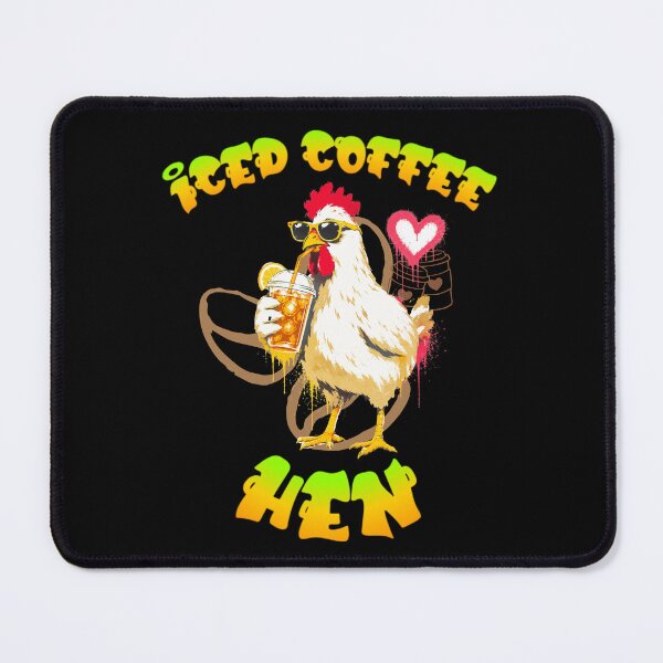 Item preview, Iced Coffee Hen Funny Coffee and Hen Lovers Design designed and sold by DarkRelicStudio.