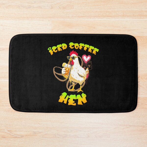Item preview, Iced Coffee Hen Funny Coffee and Hen Lovers Design designed and sold by DarkRelicStudio.